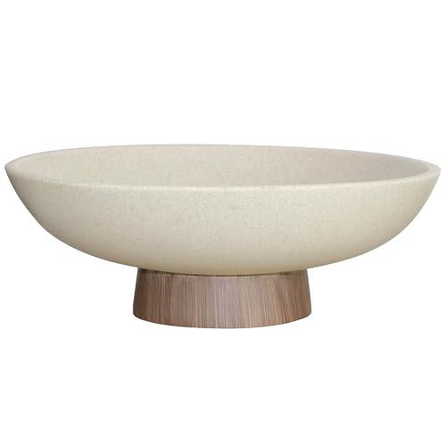 Modern Resin Pedestal Bowl (3.85 Count)