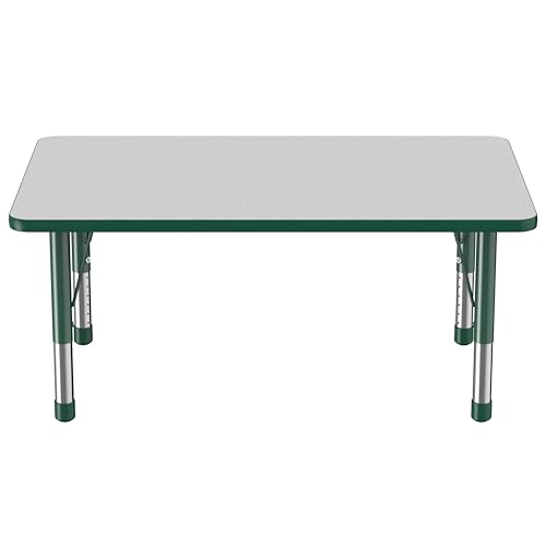 FDP 30" x 48" Rectangle Table with Chunky Legs