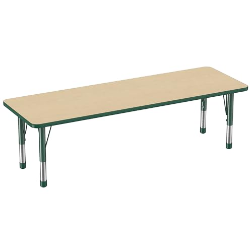 FDP 24" x 72" Rectangle Table with Chunky Legs
