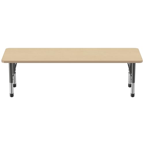 FDP 24" x 72" Rectangle Table with Chunky Legs