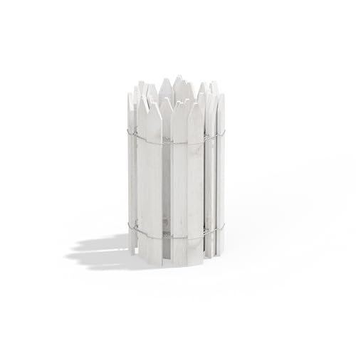 Cedar Wood Garden Picket Fence (6 Count)