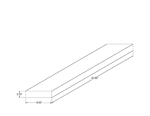 42 inch Wooden Floating Shelves for Wall