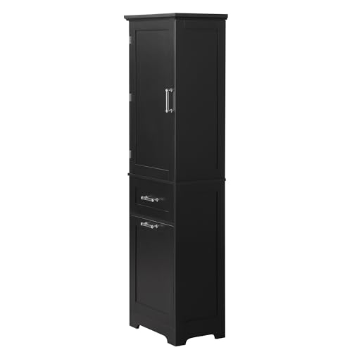 Bathroom Cabinet with Drawers and Doors