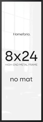 8x24 Black Panoramic Picture Frame (2 Count)