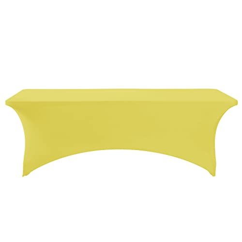 Spandex Table Cover for 8FT or 4ft or 6ft Table Universal Fitted Stretch Tablecloth for Party