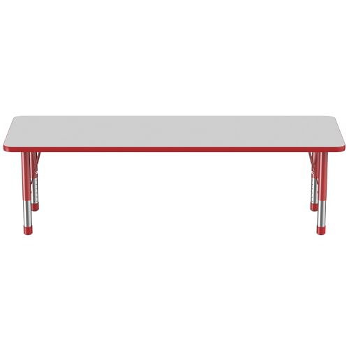 FDP 24" x 72" Rectangle Table with Chunky Legs