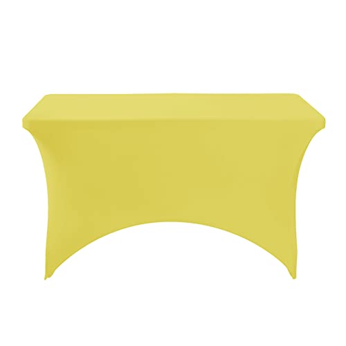 Spandex Table Cover for 4FT Table Universal Fitted Stretch Tablecloth for Party