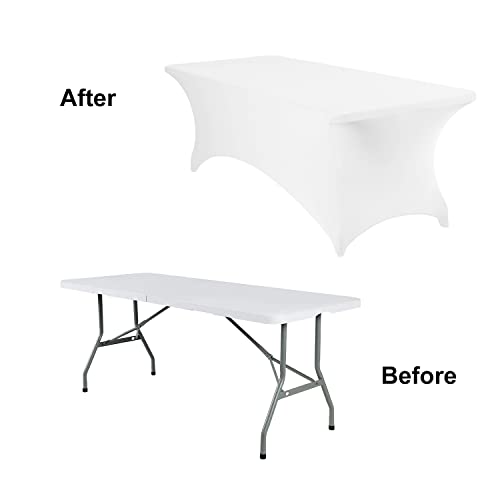 Spandex 8ft Waterproof Table Cover for Party