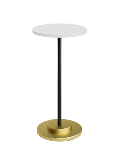 Drink Table Round Side Table for Small Spaces