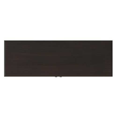 Connaught 46" Solid Wood Tall Cabinet in Dark Chestnut Brown