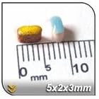Mosaic-Minis, 1000 Pieces, Micro 5x2x3mm, 20 Colors, MXAL