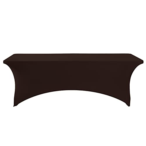 Spandex Table Cover for 8FT or 4ft or 6ft Table Universal Fitted Stretch Tablecloth for Party