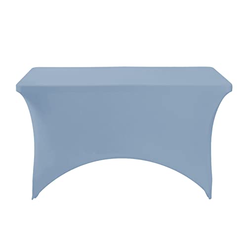 Spandex Table Cover for 4FT or 6ft or 8ft Table Universal Fitted Stretch Tablecloth for Party