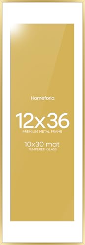 12x36 Gold Picture Frame (3 Count)