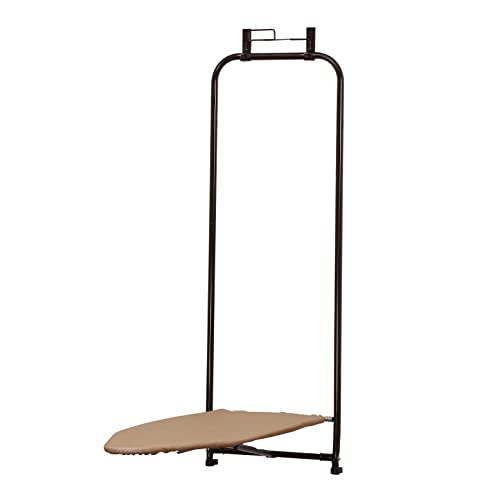 Over‑The‑Door Steel Top Ironing Board with Scorch‑Resistant Cotton Cover