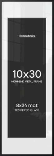 10x30 Black Picture Frame