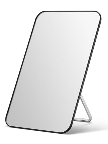 8 x 5 in Desk Makeup Mirror with Stand and Hanging Hole