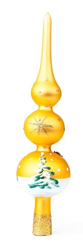 Tree Top Finials Mouth Blown Old World Christmas Tree Topper Christmas Tree Finial Topper Hand Decorated Made in Poland