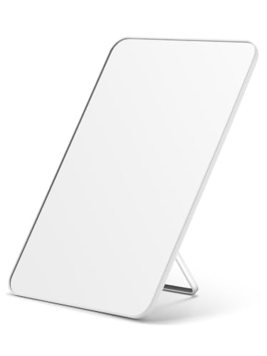 10 x 7 in Desk Makeup Mirror with Stand and Hanging Hole