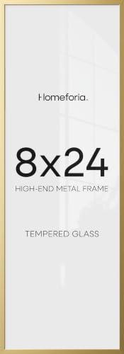 8x24 Gold Panoramic Picture Frame (2 Count)