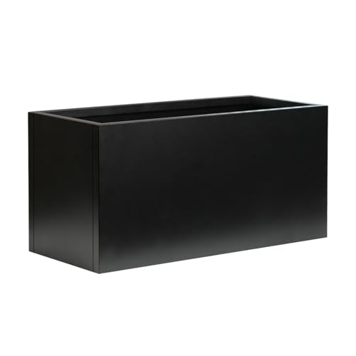 Metal Rectangular Planter 25" L x 11" W x 13" H