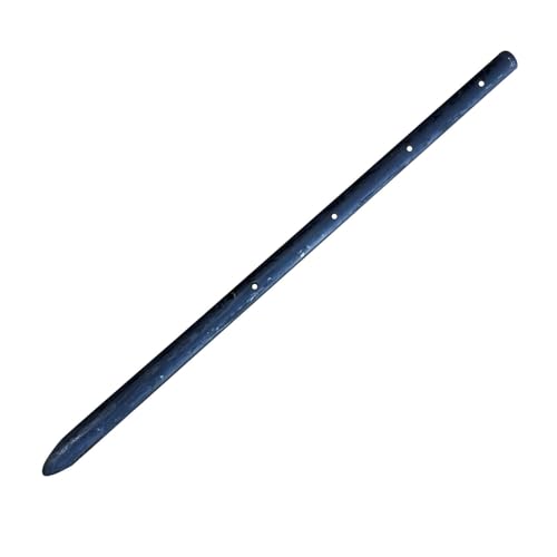18 Inch Round Steel Concrete Form Stakes with Nail Holes (100 Count)