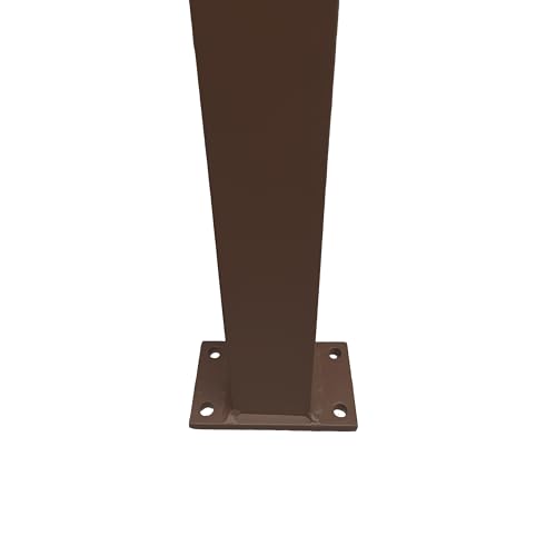 Brown Aluminum Garden Arbor Arch with 2