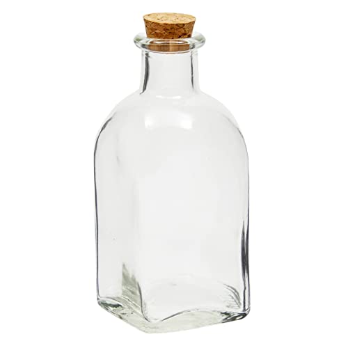 12 Pack Mini Glass Bottles with Cork Lids (12 Count)