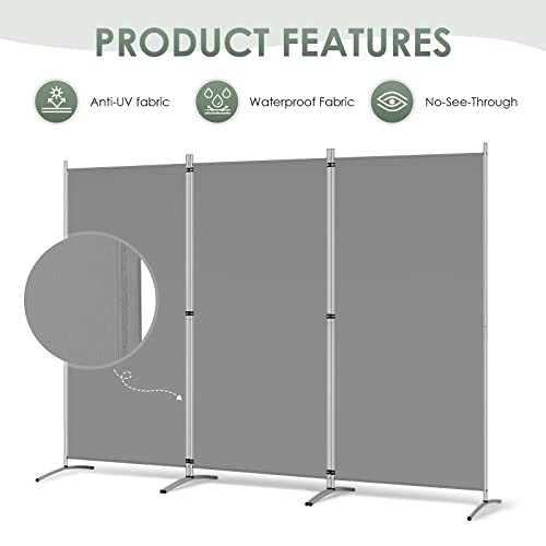 3 Panel Room Divider