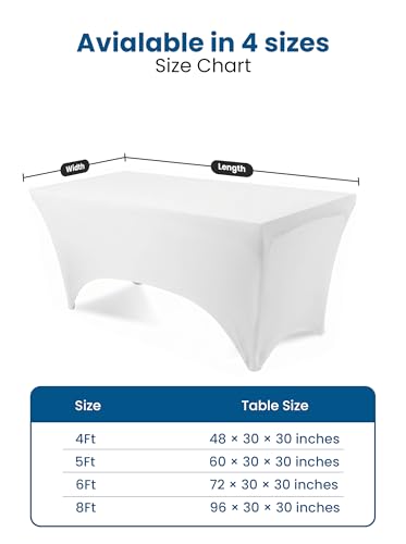 Spandex Table Cloth 1 Pack [6FT
