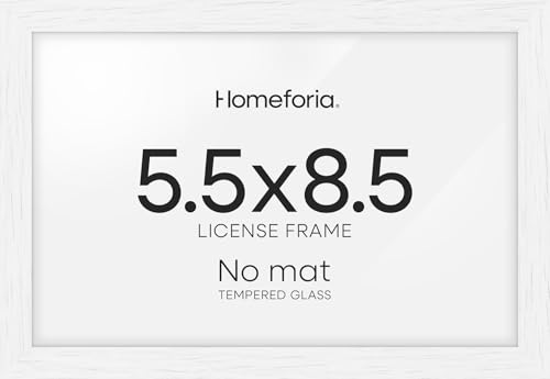 5.5x8.5 Black Oak Business License Frame (2 Count)