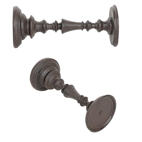 Rustic Cast Iron Pillar Candle Holder