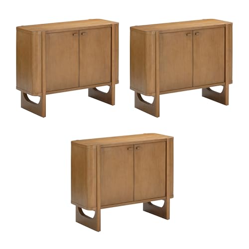 Solace Mid Century Modern Cabinet (3 Count)