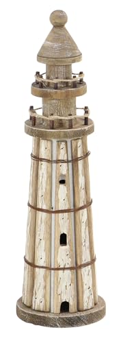 Wood Light House Decorative Sculpture Home Decor Statues