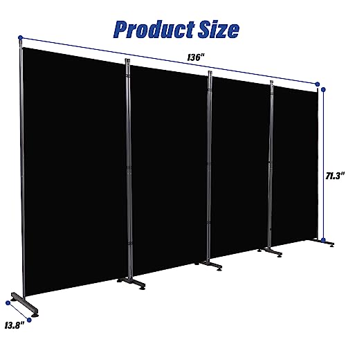4 Panel Folding Room Divider