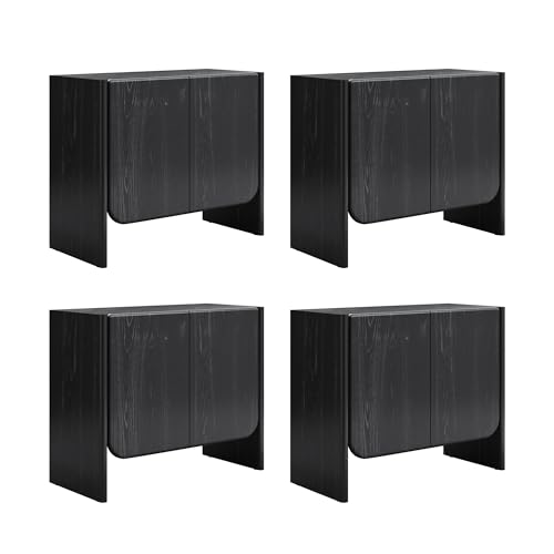 Jacala Mid Century Modern Entryway Storage Cabinet with Doors