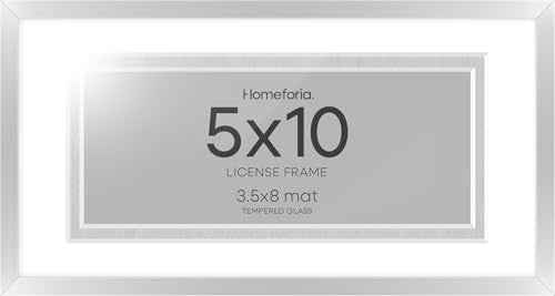 5x10 Silver License Frame (3 Count)
