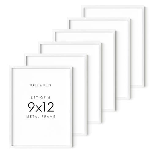 9x12 White Metal Picture Frames