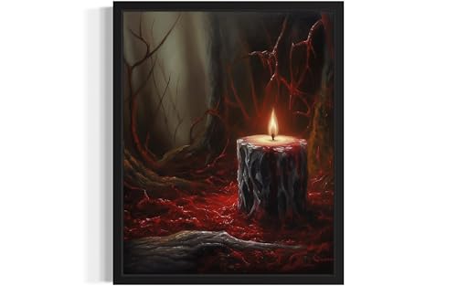 Gothic Candle Unframed Poster Art Print