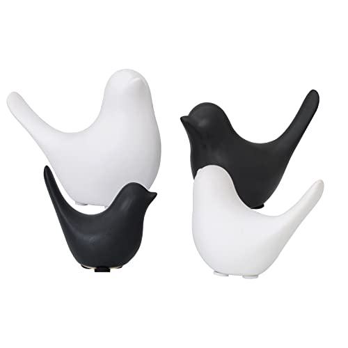 Notakia Small Birds Statues Black Modern Farmhouse Decor Deals (2 Count)