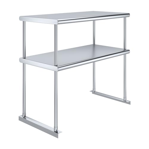 36 Inch Double Tier Overshelf