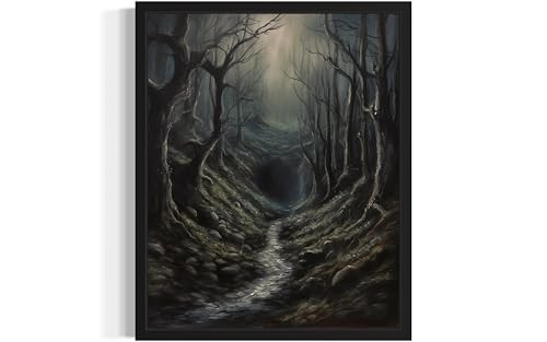 Dark Tunnel Poster Art Print