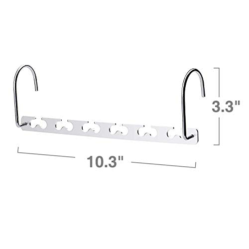 Space Saving Hangers for Clothes 6 Pack (6 Count)