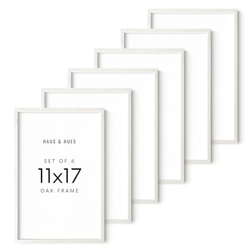 White Oak Wood 11x17 Picture Frames