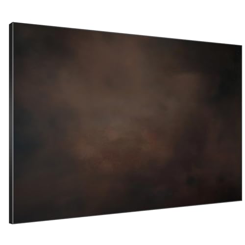 60"x72" Extra Large Framed Wall Art Dark Brown Abstract Moody Illustration for Home Living Room Bedroom Decor