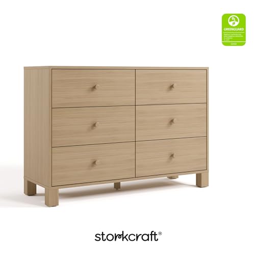 California 6 Drawer Double Dresser
