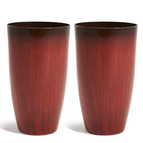 Garden 20" H. Plastic Planters (2 Count)