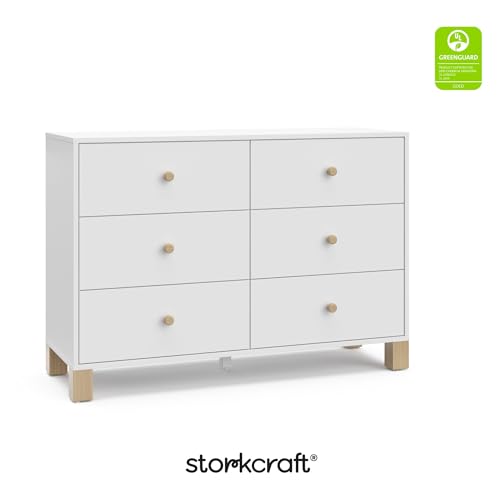 California 6 Drawer Double Dresser