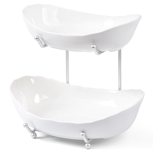2 Tier Fruit Bowl (3 Count)