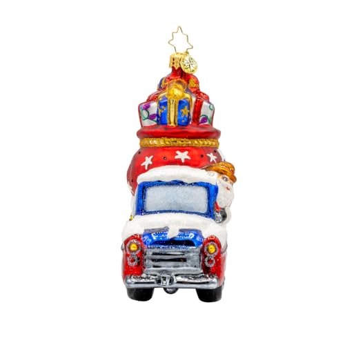 Hand Crafted European Glass Christmas Tree Decorative Ornament